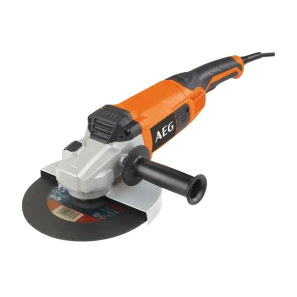 Smerigliatrice angolare, marca AEG, modello WS22-230DMS, potenza 2200 watt