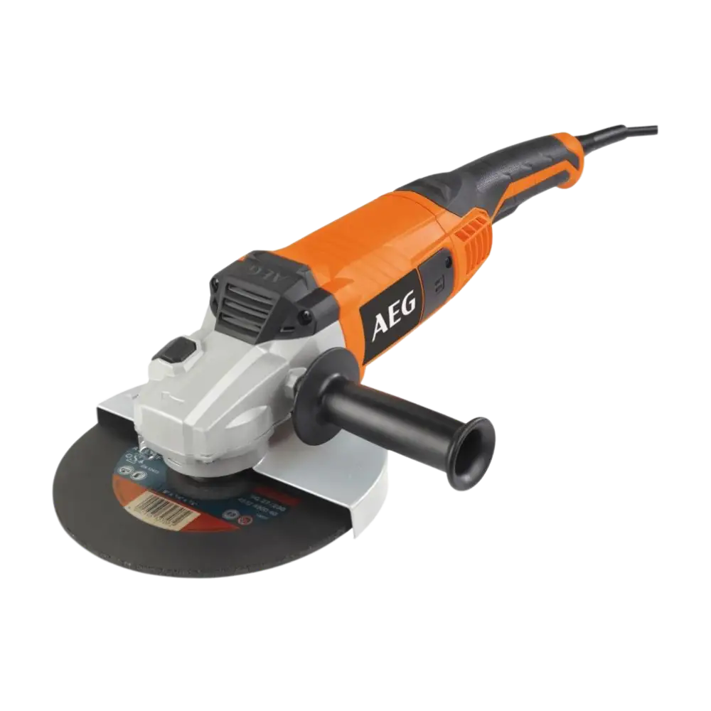 Smerigliatrice angolare, marca AEG, modello WS22-230DMS, potenza 2200 watt