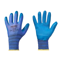 Guanti da lavoro in lattice blu, marca Maurer, misura 9