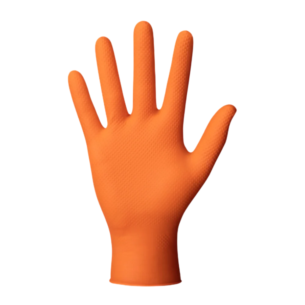 Guanti in nitrile spessorato forte 7 grip Maurer Plus tg.M cf. 50pz - immagine 4