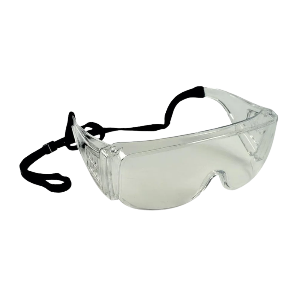 Occhiali di protezione, marca Maurer, lenti neutre, con stanghette