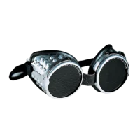 Occhiali per saldatura, marca Sacit, modello Adler, con lenti verdi