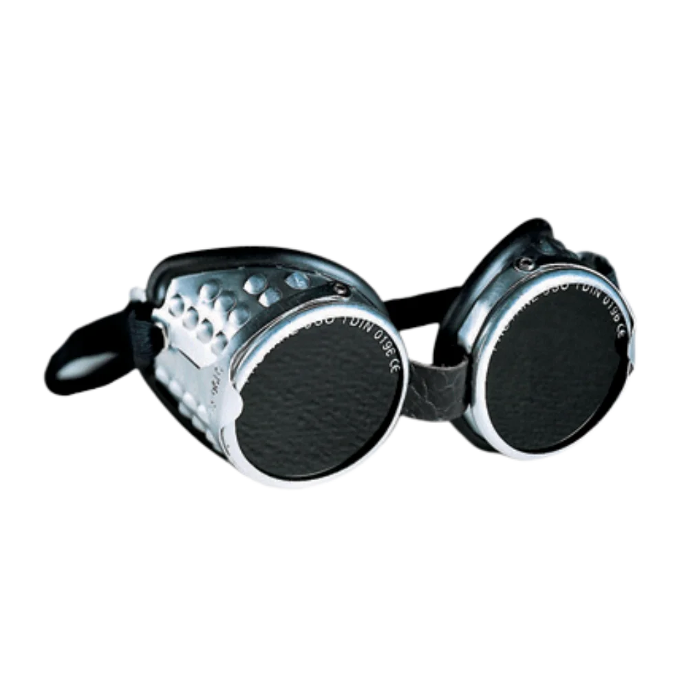 Occhiali per saldatura, marca Sacit, modello Adler, con lenti verdi