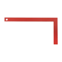 Squadra, colore rosso, per carpentiere, marca Ineco