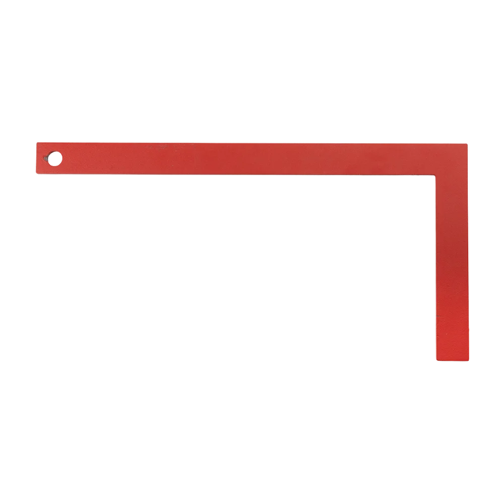 Squadra, colore rosso, per carpentiere, marca Ineco